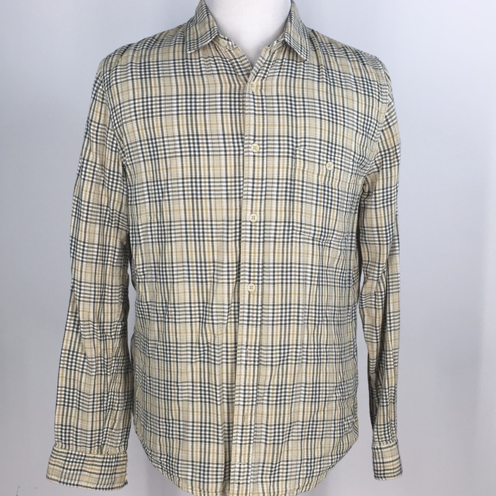 7 For All Mankind Shirt Size M Beige